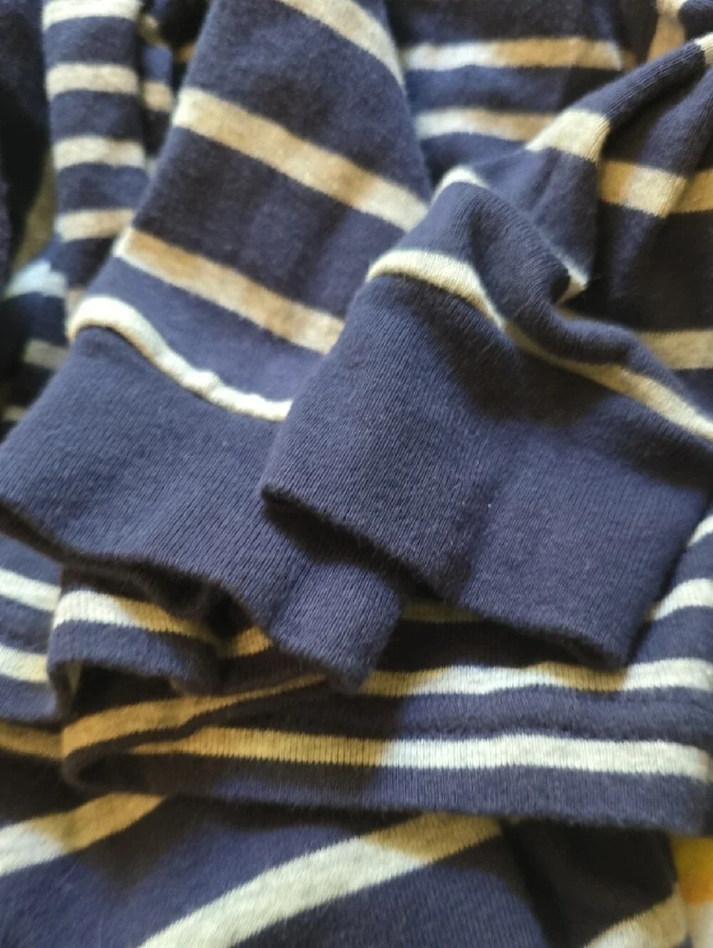 GUC- Carter's Navy and Gray  Striped Long-Sleeve Pajama Set, Size 10